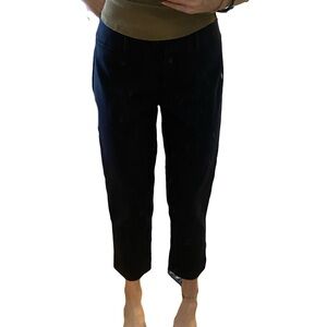 LOFT Size 2 Navy Blue Ankle Julie Work Pant